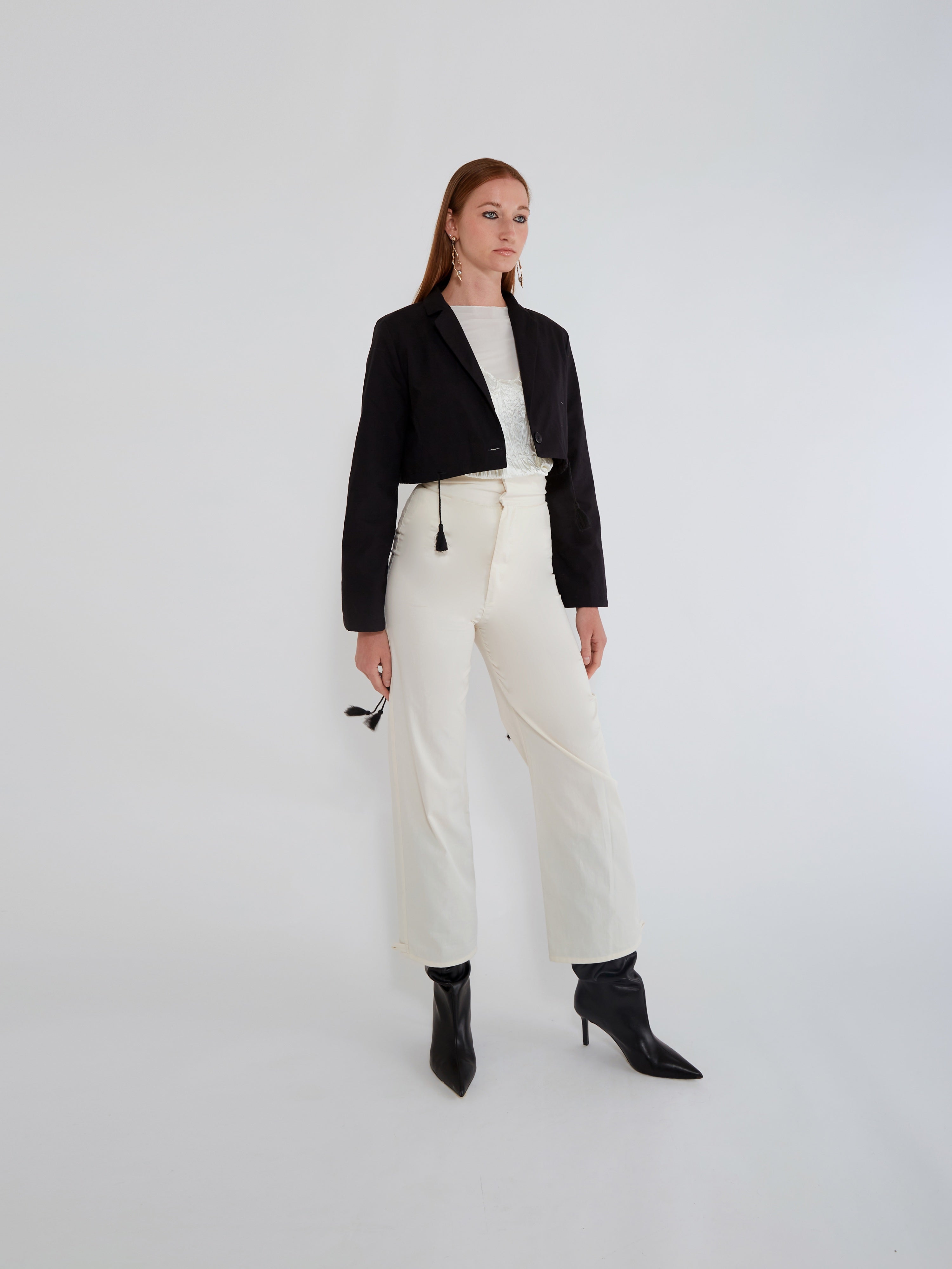 NIN STUDIO ARTEMIS BLAZER FW24 BLACK - 3