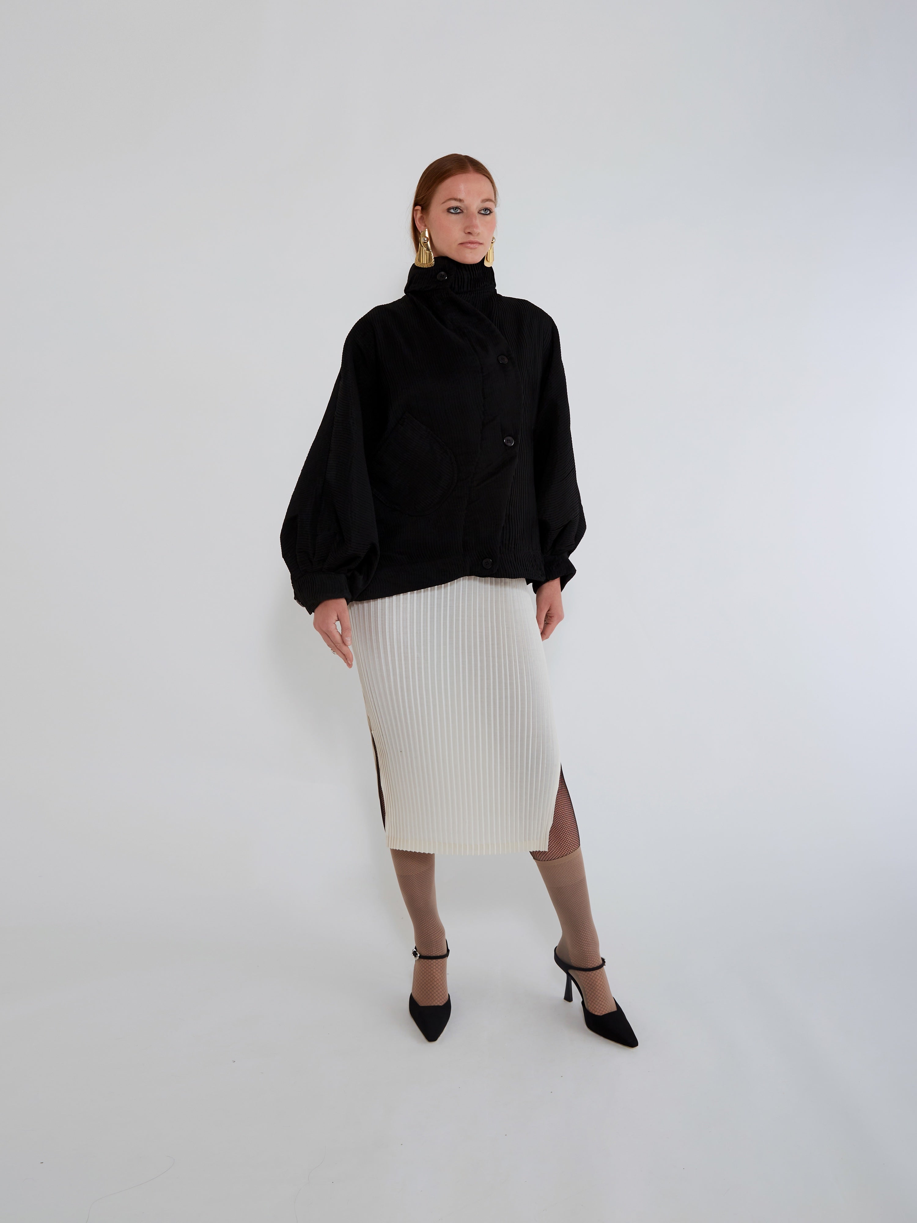 NIN STUDIO FLIGHT JACKET BLACK 2