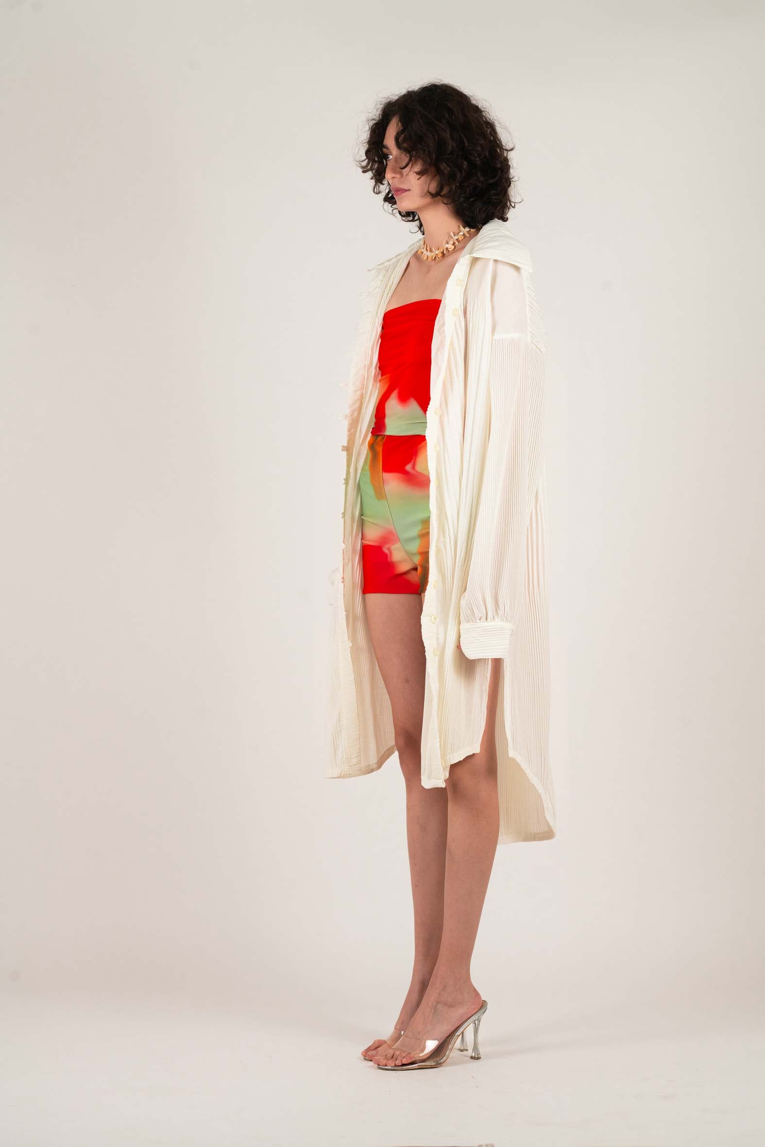 NIN STUDIO LOOM SHIRT IVORY POPLIN 2