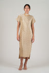 NIN STUDIO ORB DRESS BEIGE 1