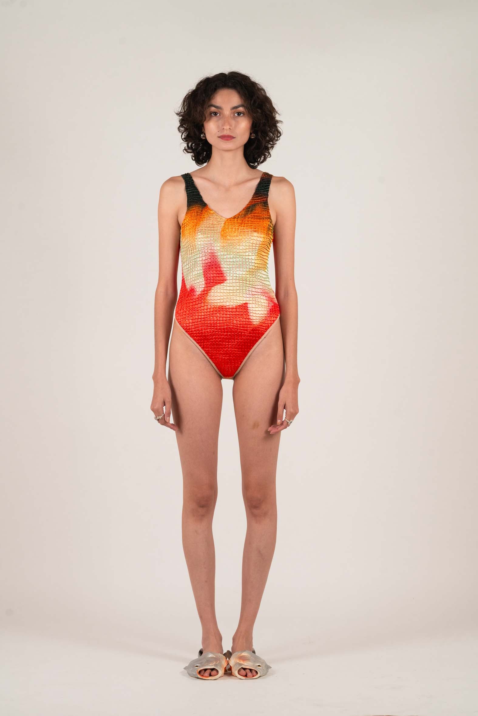 NIN STUDIO TORRO BODYSUIT SS25 RAINBOW SARPENT 1