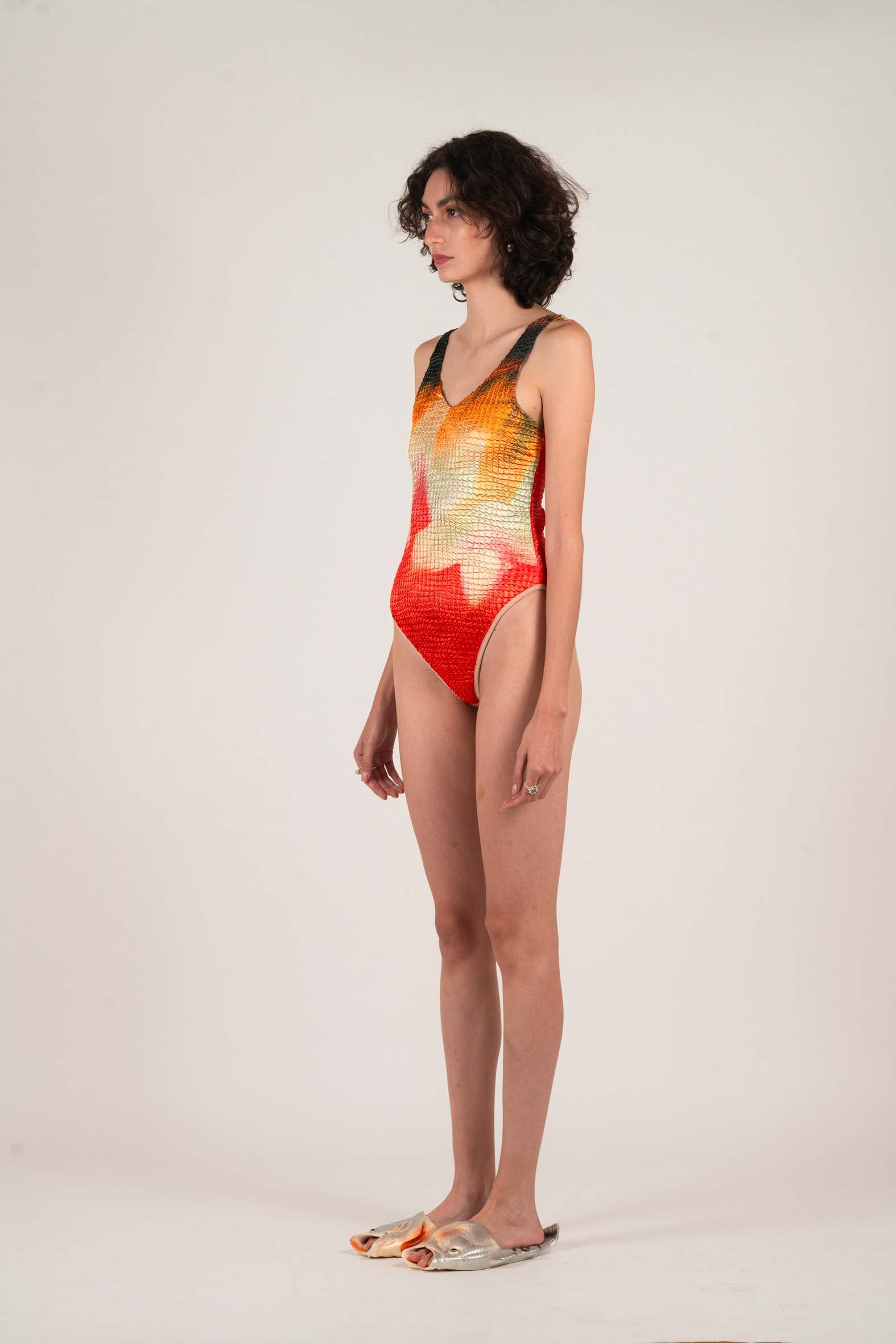 NIN STUDIO TORRO BODYSUIT SS25 RAINBOW SARPENT 2