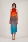 NIN STUDIO WAVE TANK DRESS SS24 GRADIENT SHEER 1