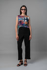 PLEATED TANK SINGLET FW25 PRINTED