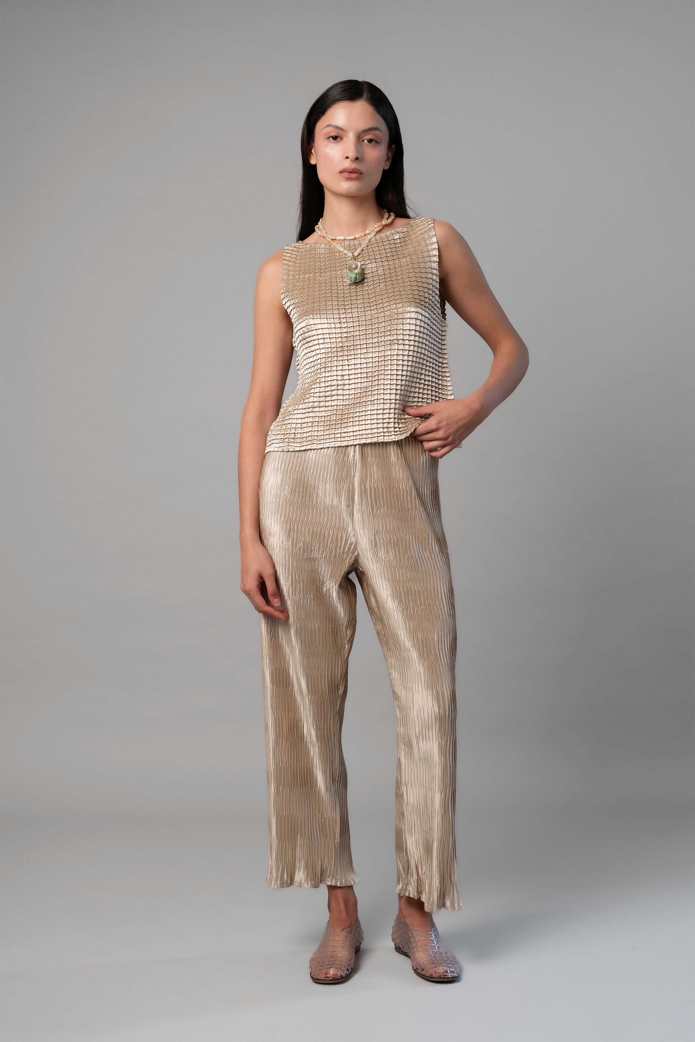 PLEATED TANK SINGLET – ninstudio