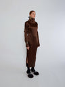 NIN STUDIO ADONIS DRESS BROWN - 2