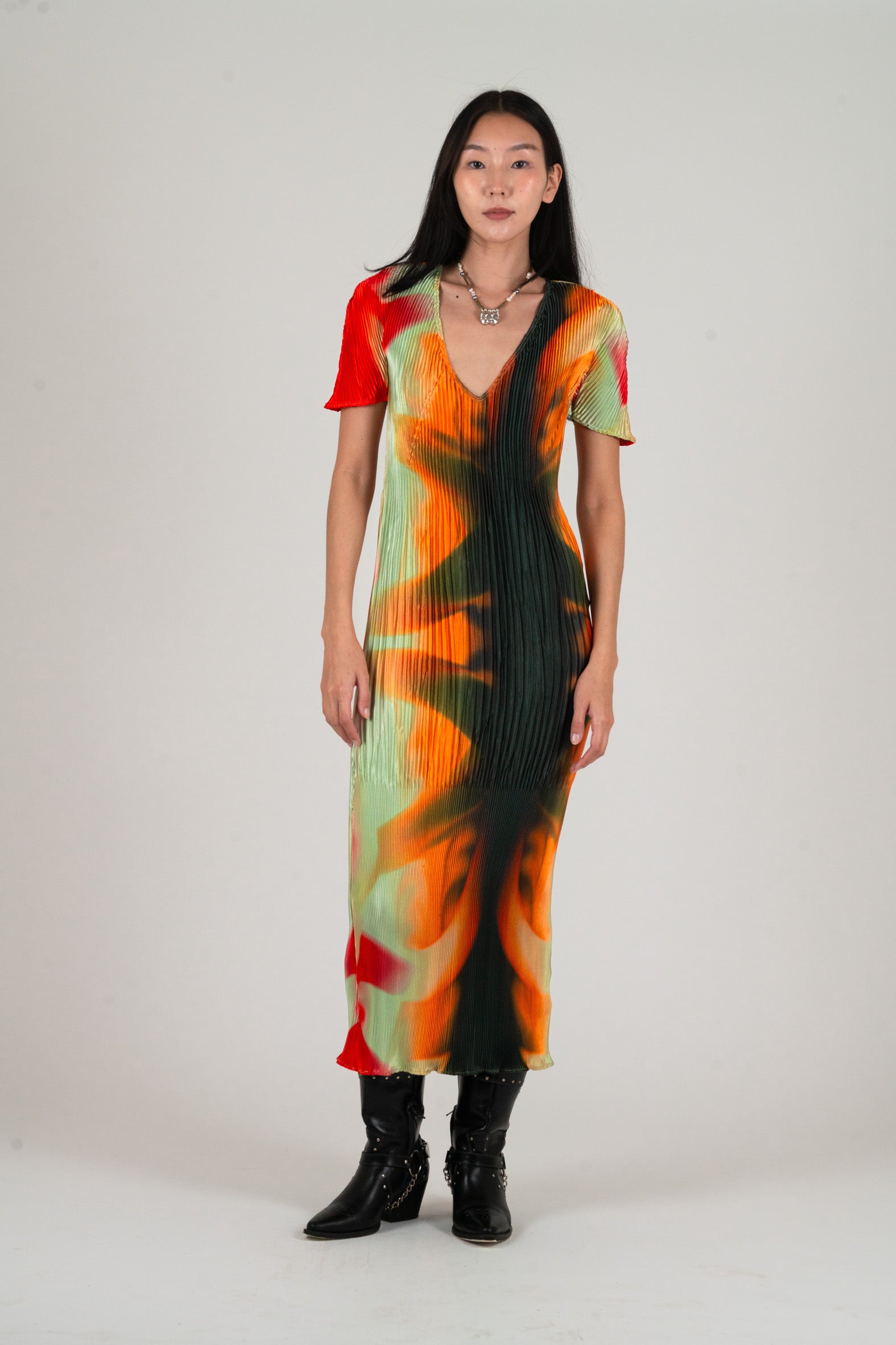 NIN STUDIO APHRODITE DRESS SS25 RAINBOW SERPENT - 1