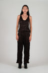 NIN STUDIO ARIADNE TOP FW24 BROWN - 1