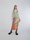 NIN STUDIO ARIADNE TOP FW24 GREEN - 2