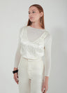 NIN STUDIO ARIADNE TOP FW24 PEARL - 1
