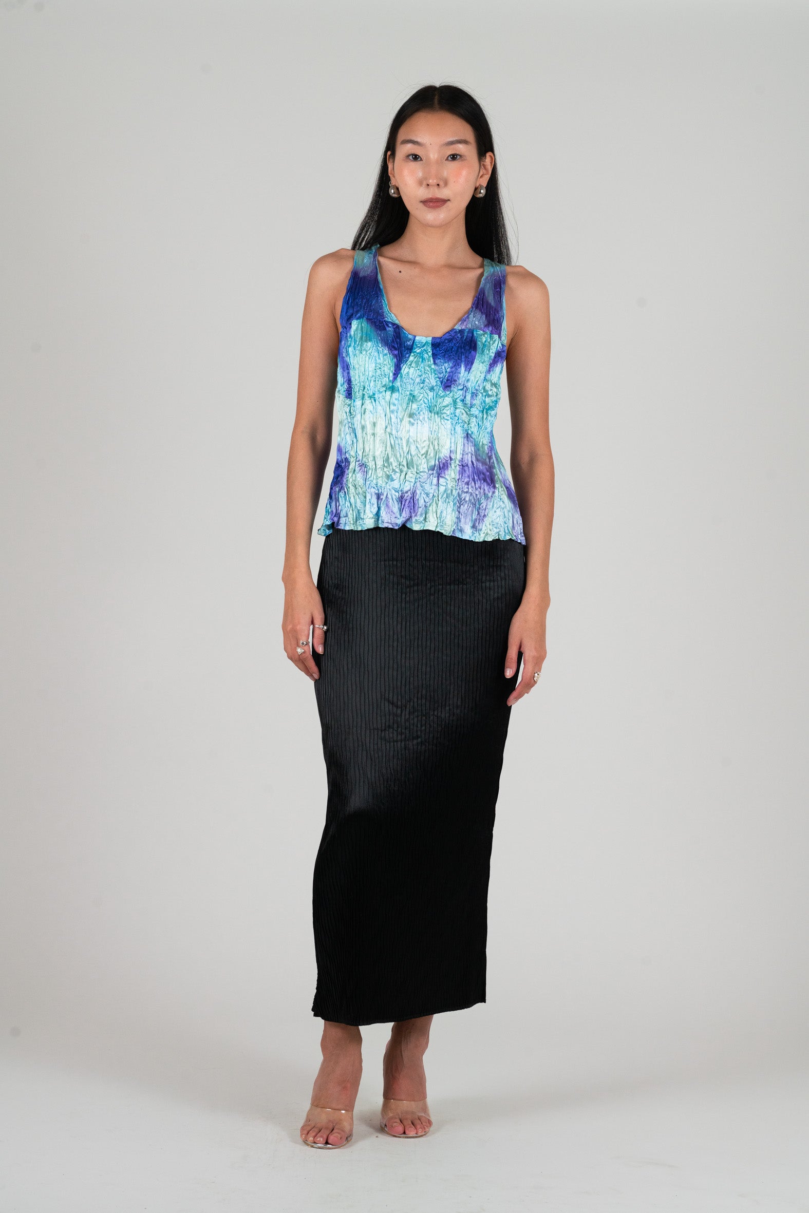 NIN STUDIO ARIADNE TOP SS25 INCENSE WAVES - 1