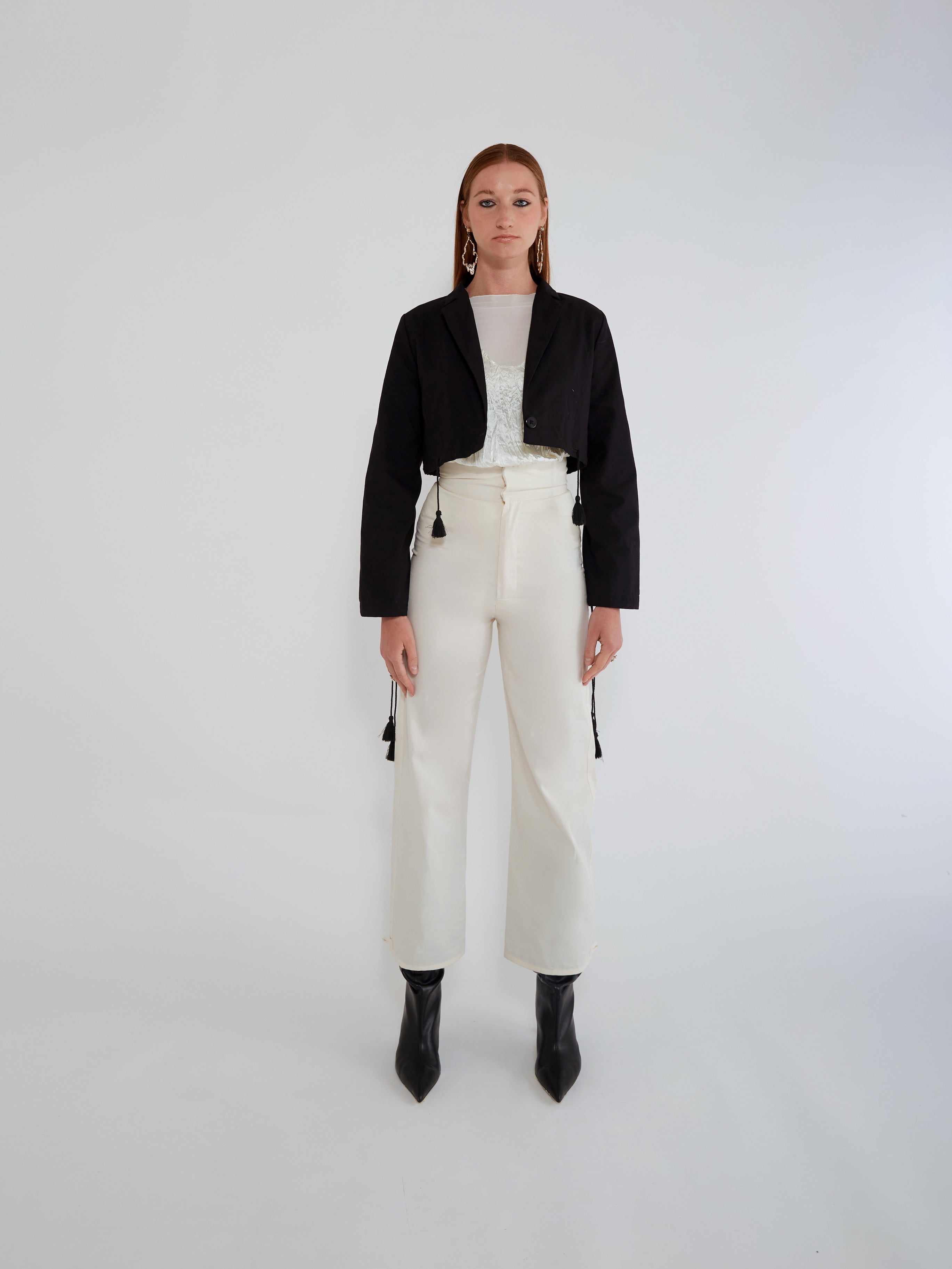 NIN STUDIO ARTEMIS BLAZER FW24 BLACK - 1