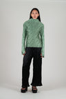 NIN STUDIO EROSION TURTLENECK GREEN SHINE 1