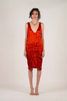 NIN STUDIO FLOATING DRESS RUST 1