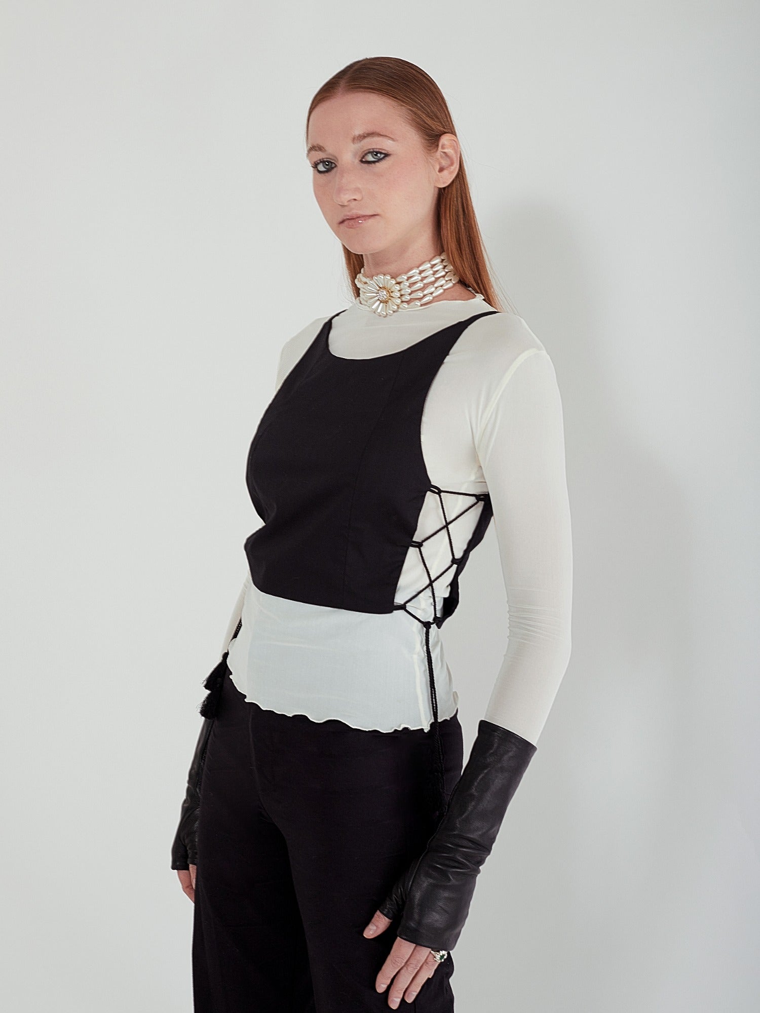 NIN STUDIO HESTIA TOP BLACK 2