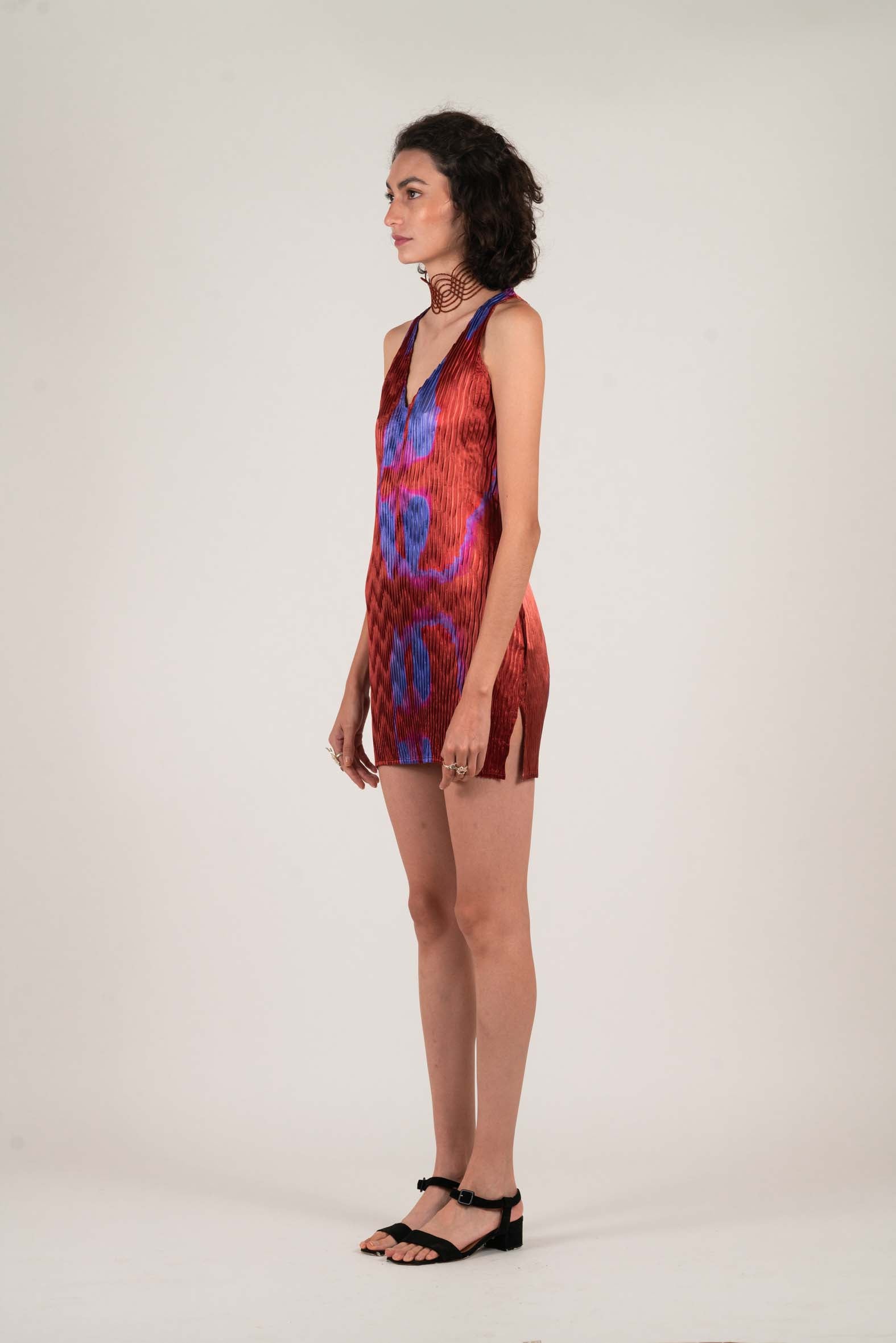 NIN STUDIO MINI WAVE DRESS VIOLET LABIA 2 
