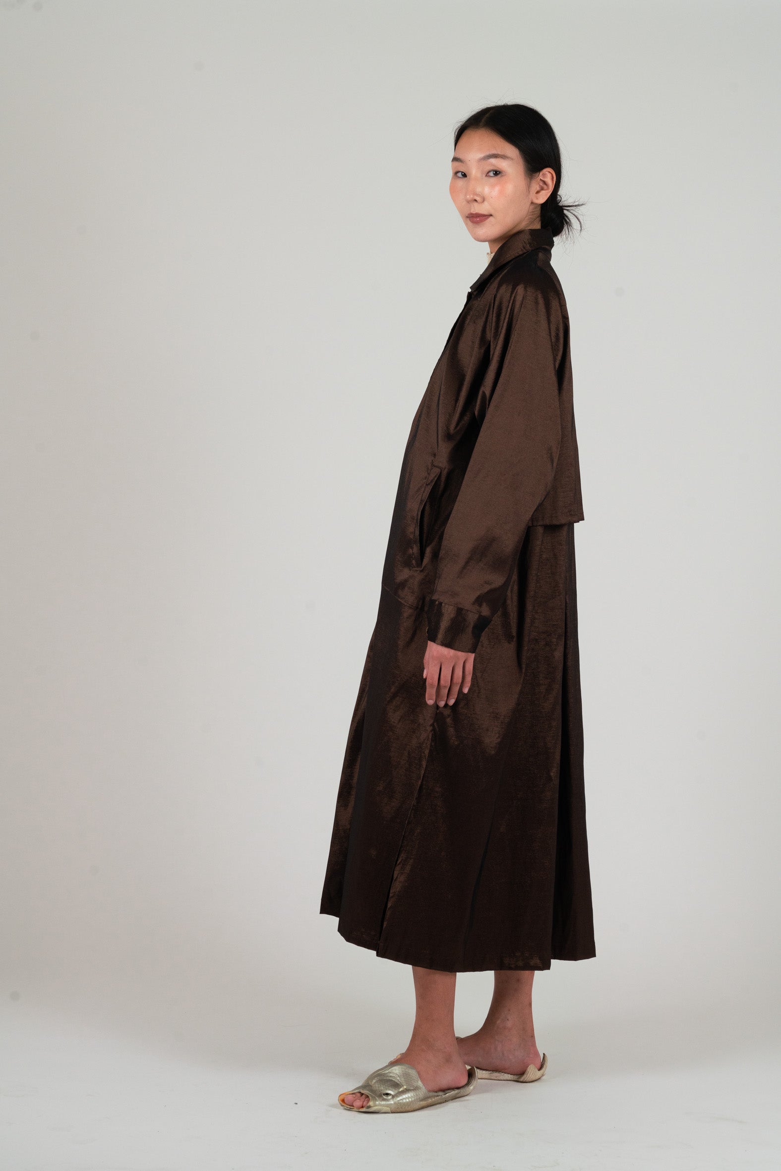 NIN STUDIO PLIER TRENCH FW24 BROWN 2