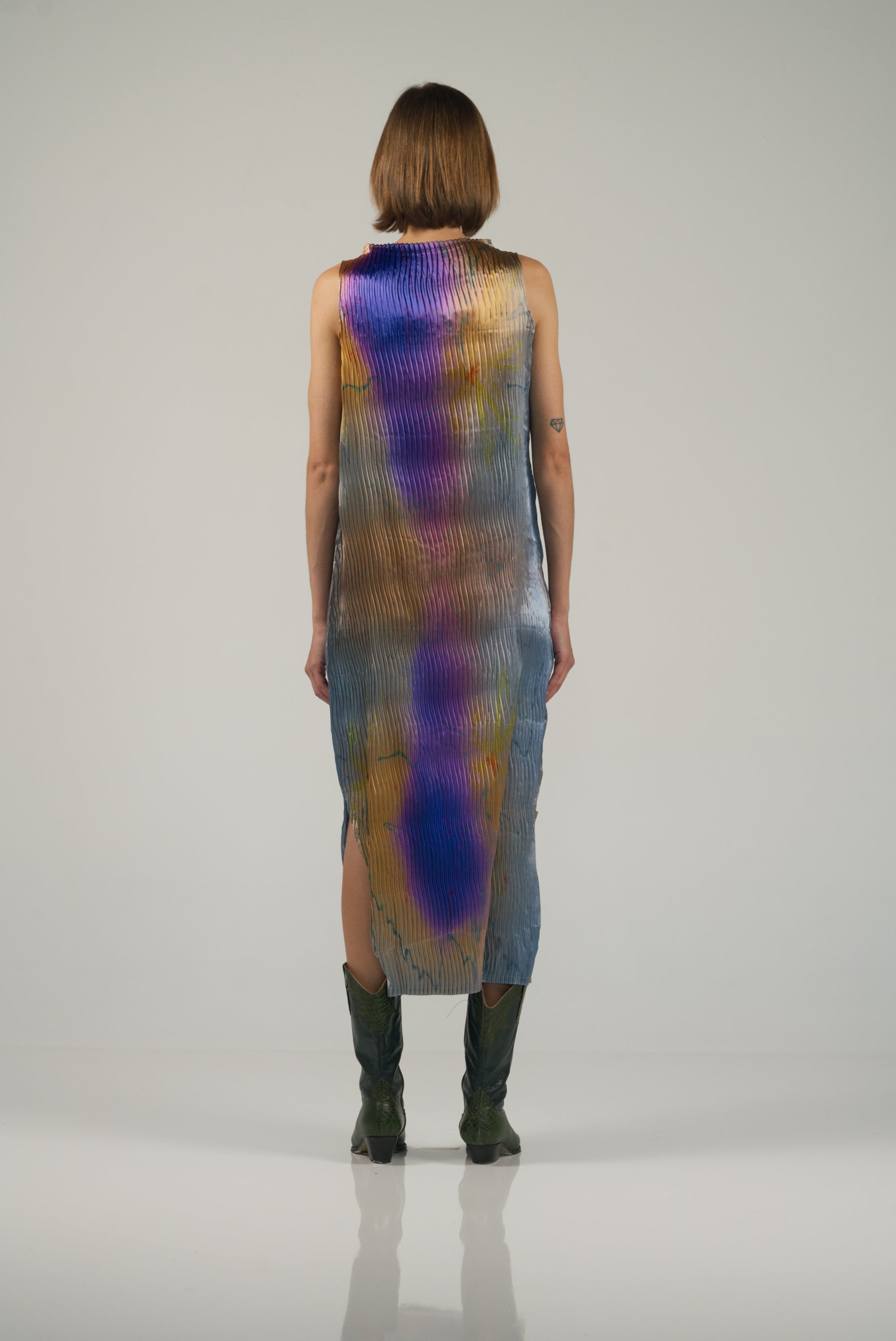 NIN STUDIO WAVE TANK DRESS FW23 OZ FLOWER 3