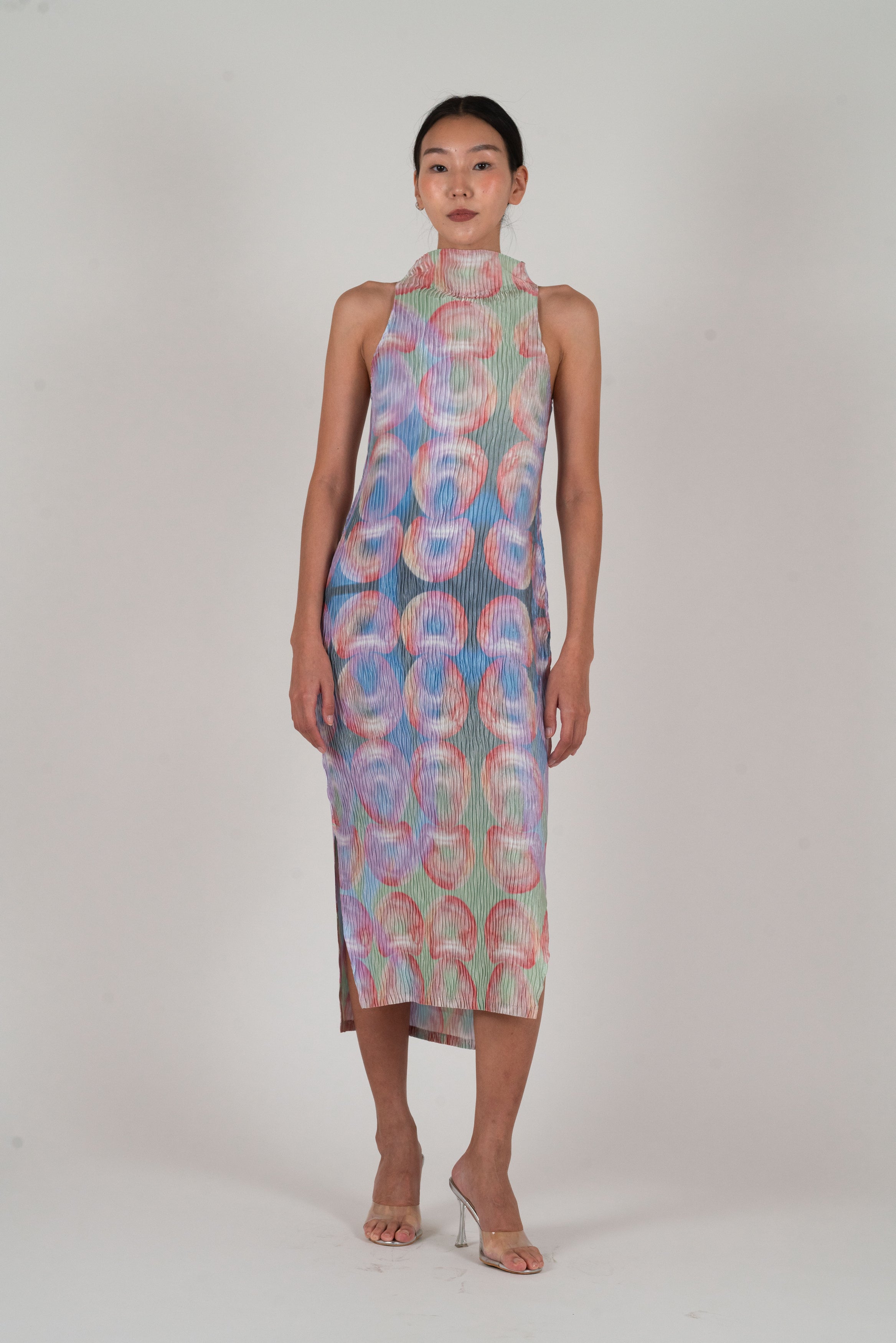 NIN STUDIO WAVE TANK DRESS SS25 KELLY 1 