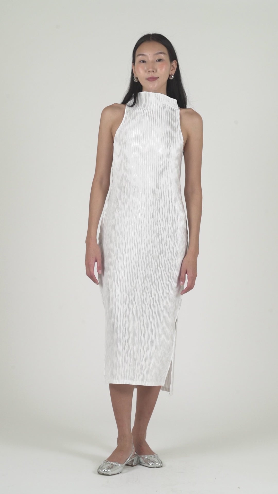 トップス main story ss25 Woven Tank Dress 6y WAVE TANK DRESS SS25 – ninstudio